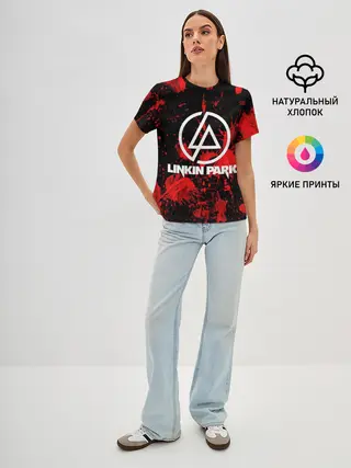 Женская базовая футболка / Linkin Park