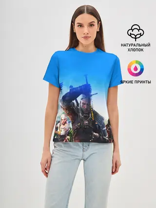 Женская базовая футболка / ВЕДЬМАК 3