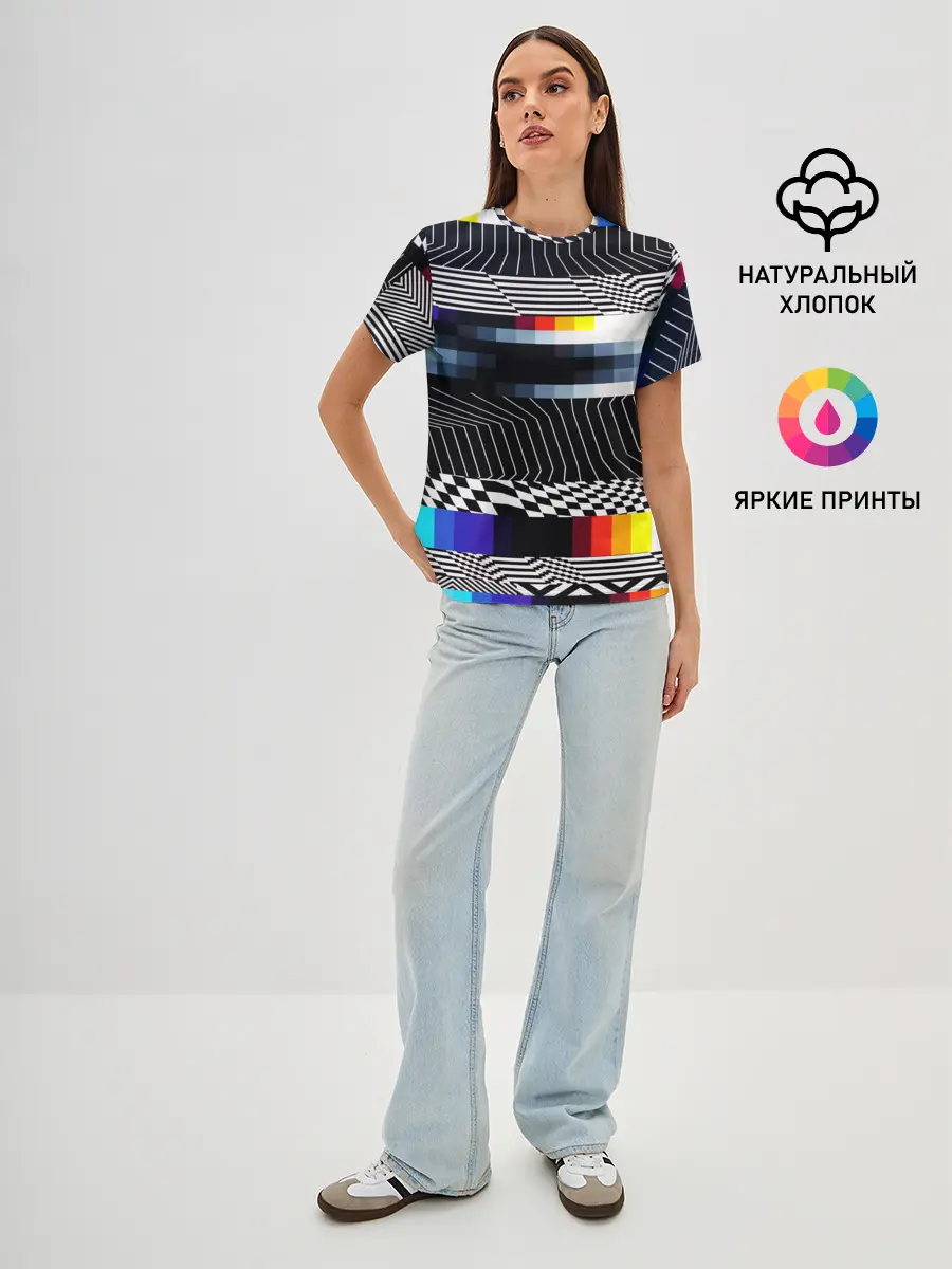 Женская базовая футболка / Уличный стиль