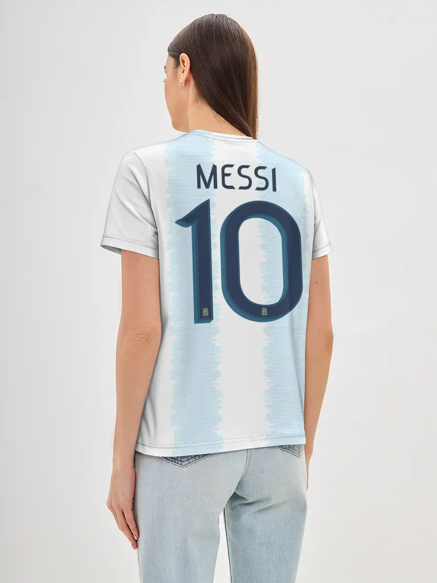 Женская базовая футболка / Messi Copa America 2019