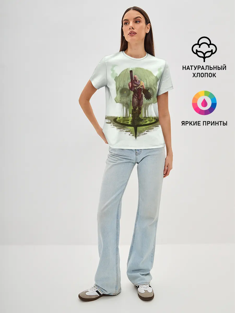 Женская базовая футболка / Quake Champions