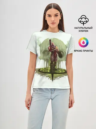 Женская базовая футболка / Quake Champions