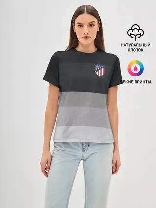 Женская базовая футболка / Атлетико Мадрид