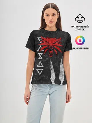 Женская базовая футболка / THE WITCHER [6]