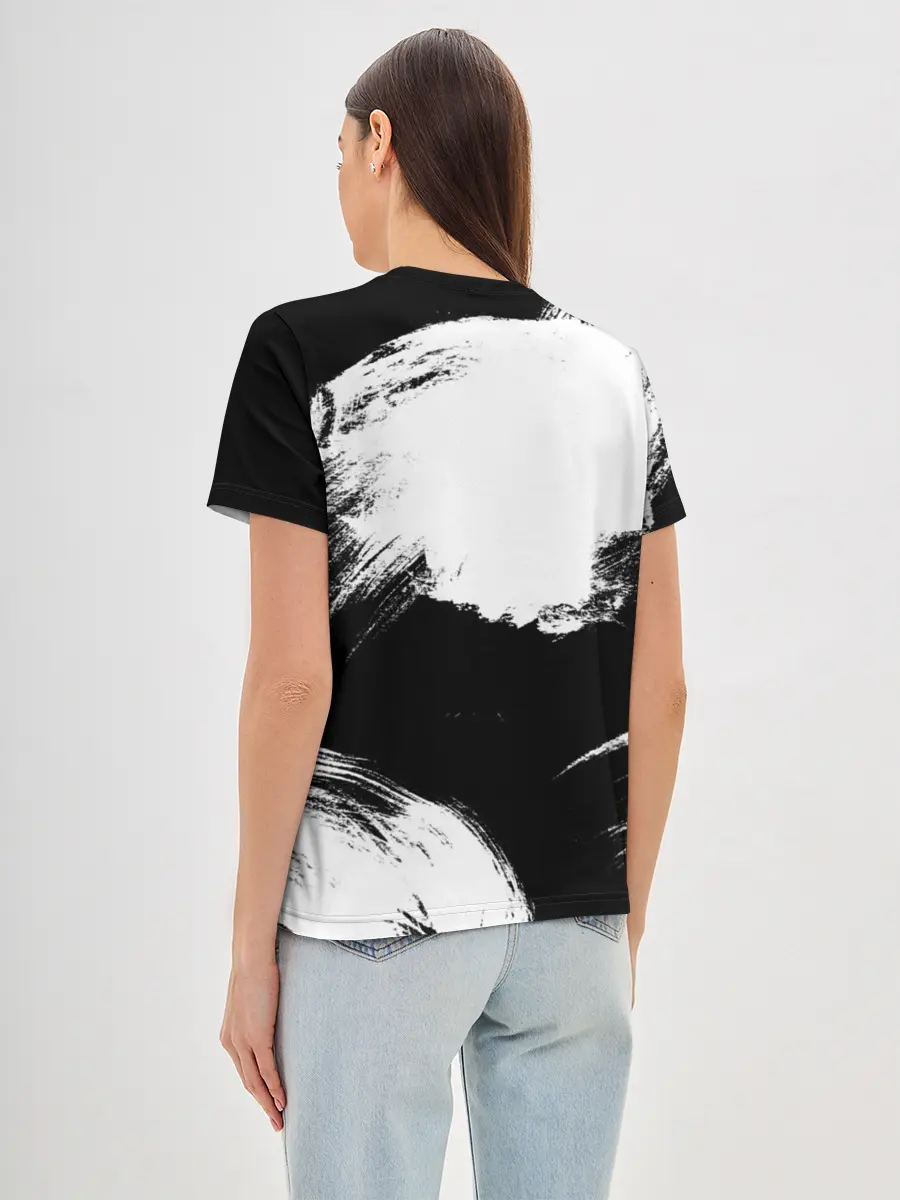 Женская базовая футболка / Cyberpunk 2077