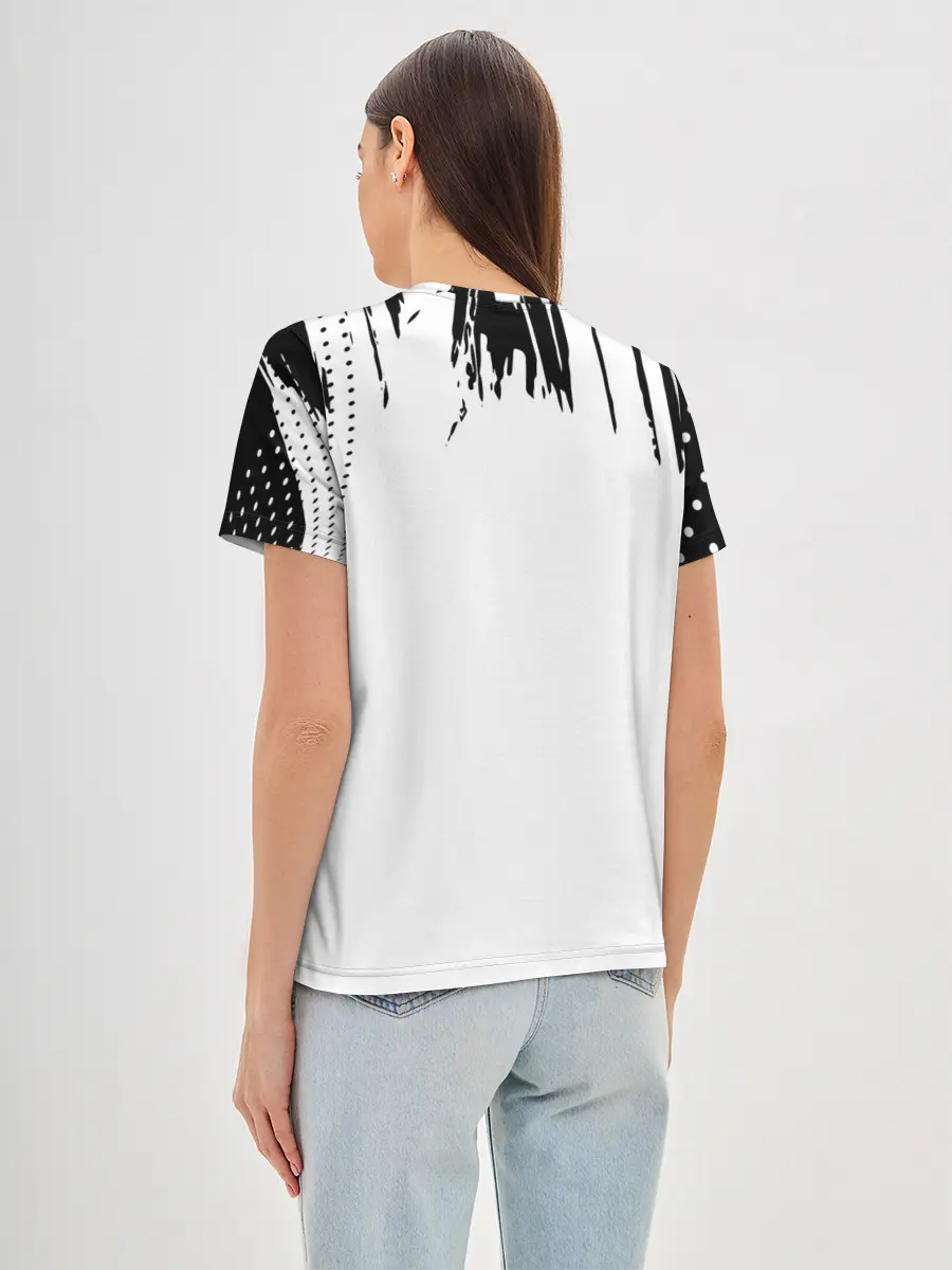 Женская базовая футболка / Старшая Карасуно | Академия Шираторизава