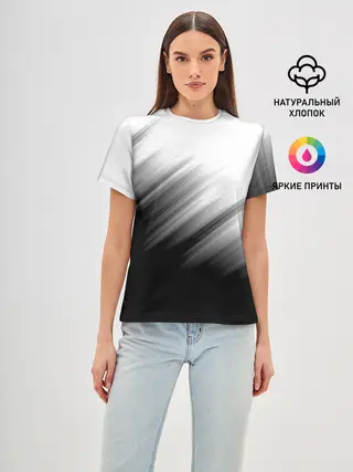 Женская базовая футболка / ПОЛОСЫ И НИЧЕГО ЛИШНЕГО