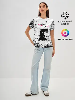 Женская базовая футболка / 067 | Кан Сэ Бёк | Чон Хо Ён