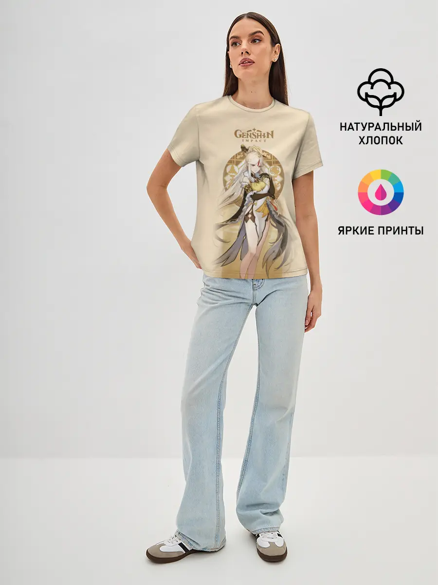 Женская базовая футболка / Genshin Impact