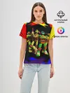 Женская базовая футболка / Супер Ниндзя Черепашки