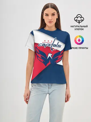Женская базовая футболка / Кэпиталз