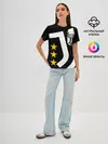 Женская базовая футболка / JUVENTUS / ЮВЕНТУС / ЗВЕЗДЫ