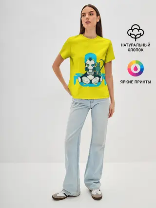 Женская базовая футболка / Любовь, смерть и роботы