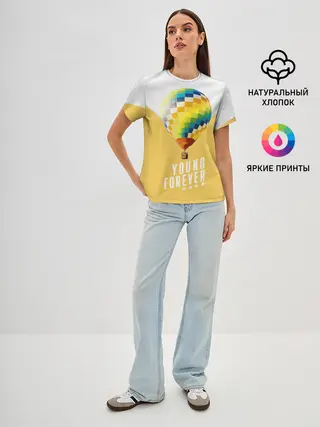 Женская базовая футболка / BTS Young Forever