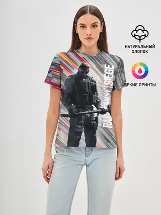 Женская базовая футболка / Rainbow Six Siege