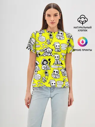 Женская базовая футболка / LITTLE NIGHTMARES