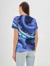 Женская базовая футболка / Абстрактные волны