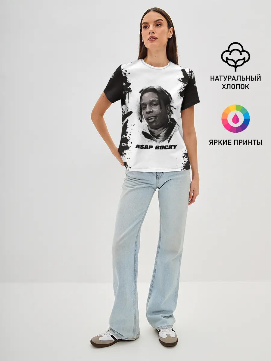 Женская базовая футболка / АСАП | ASAP ROCKY