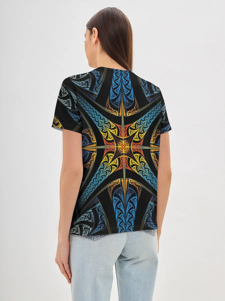 Женская базовая футболка / FRACTAL 2020