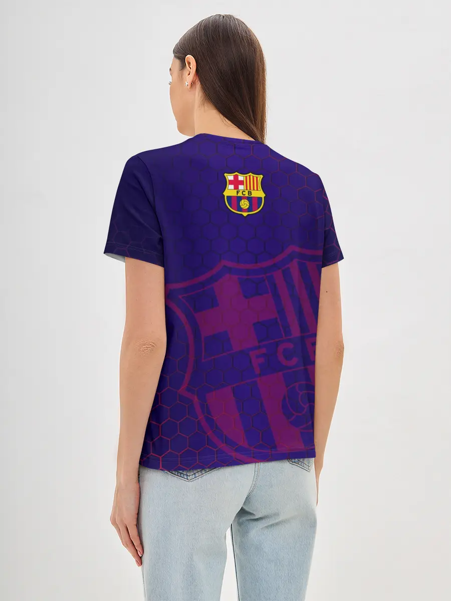 Женская базовая футболка / Барселона