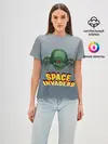 Женская базовая футболка / Space Invaders | Old game