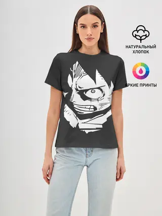 Женская базовая футболка / Злой One piece