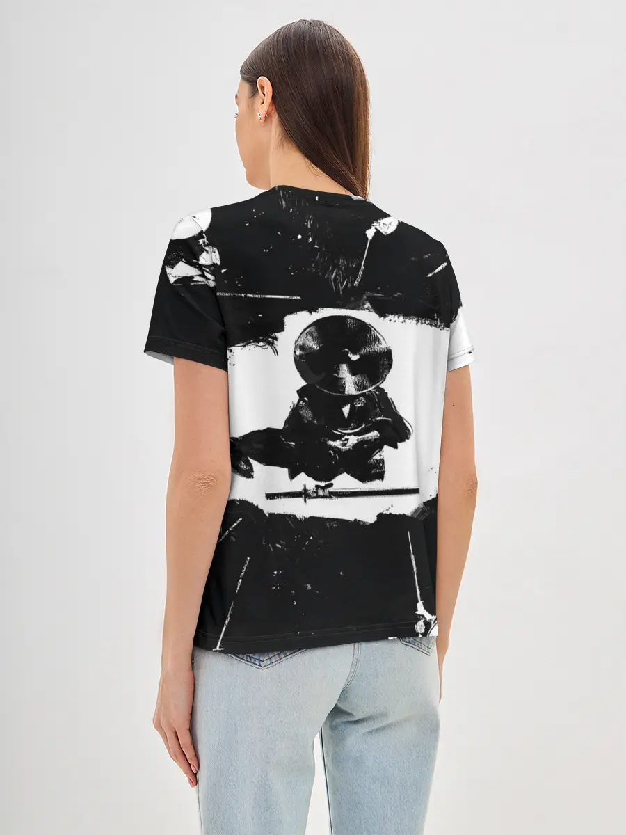 Женская базовая футболка / Ghost of Tsushim | Призрак Цусимы