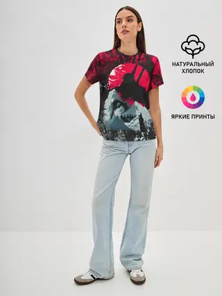 Женская базовая футболка / Ведьмак