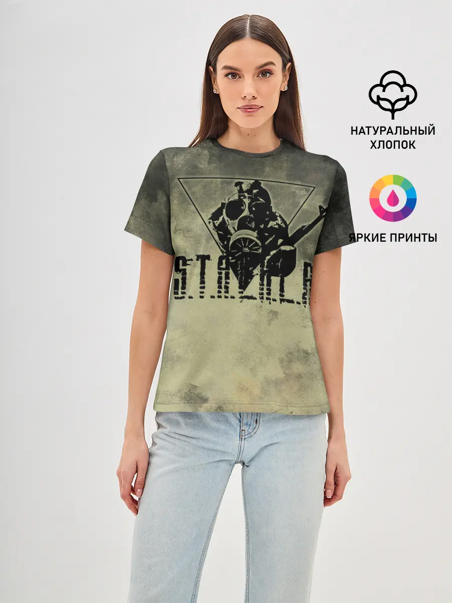 Женская базовая футболка / S.T.A.L.K.E.R.
