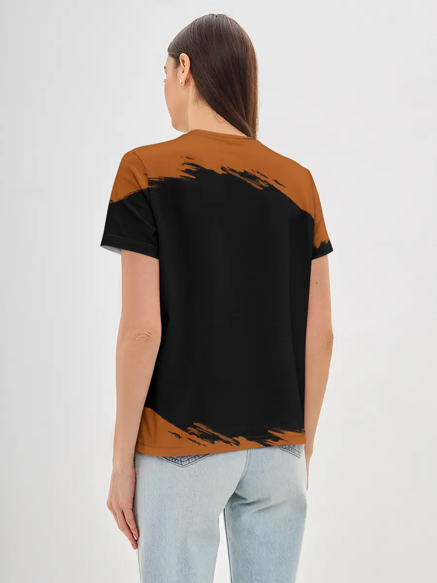 Женская базовая футболка / Противостояние Хината и Кагеяма | Haikyuu!!