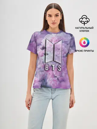 Женская базовая футболка / BTS