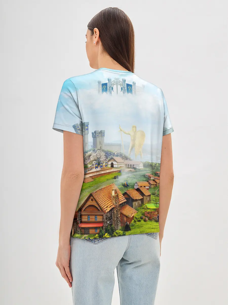 Женская базовая футболка / ГЕРОИ МЕЧА И МАГИИ