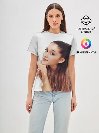 Женская базовая футболка / Ariana Grande