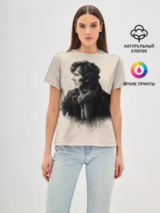 Женская базовая футболка / Sherlock