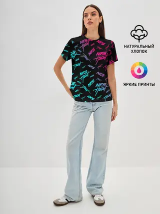 Женская базовая футболка / NFS: Heat