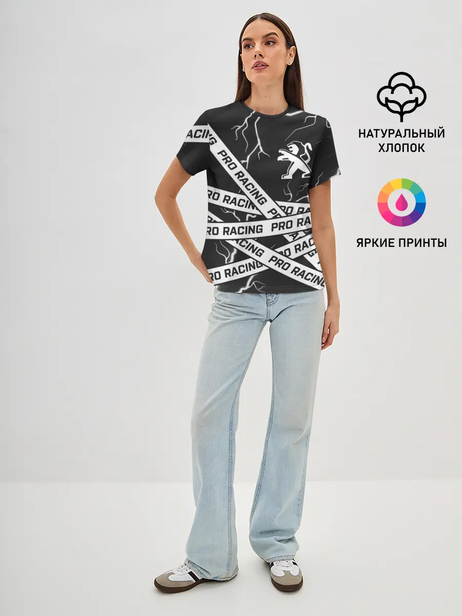 Женская базовая футболка / Peugeot - Racing