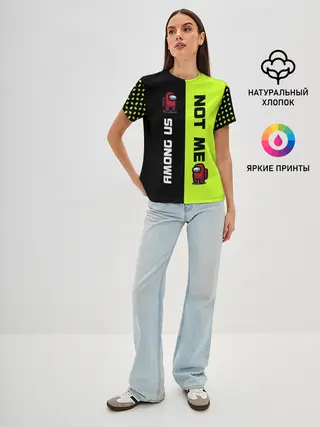 Женская базовая футболка / Among us