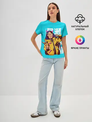 Женская базовая футболка / Нагаторо-сан