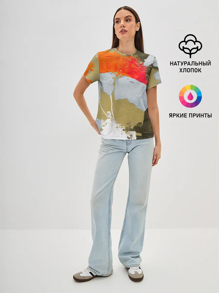 Женская базовая футболка / Art Abstraction