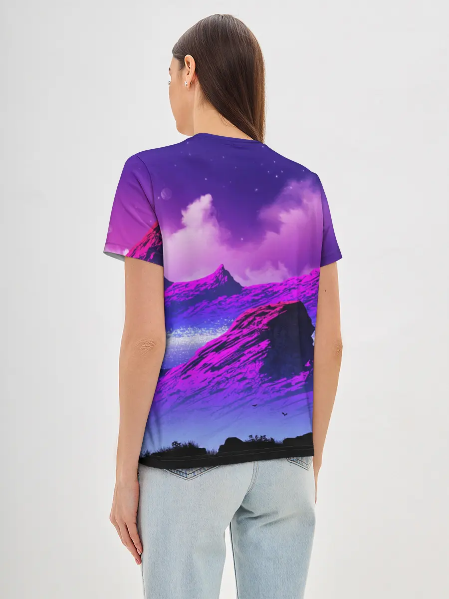 Женская базовая футболка / No Mans Sky