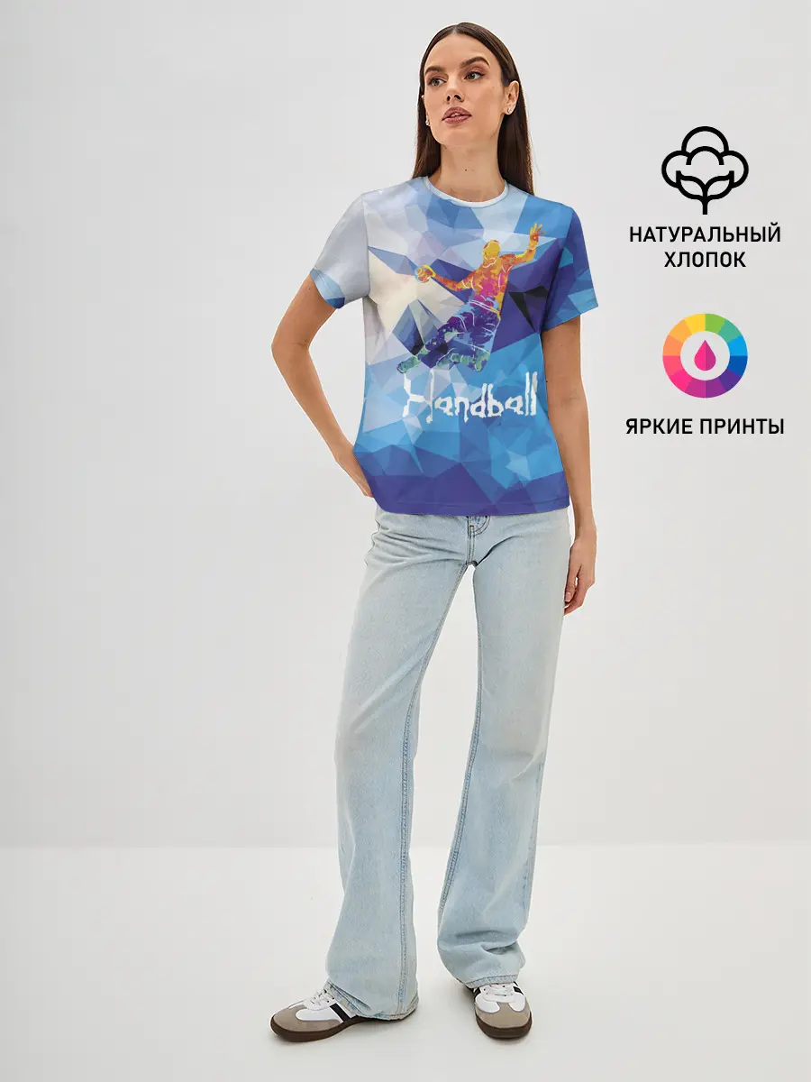 Женская базовая футболка / Handball