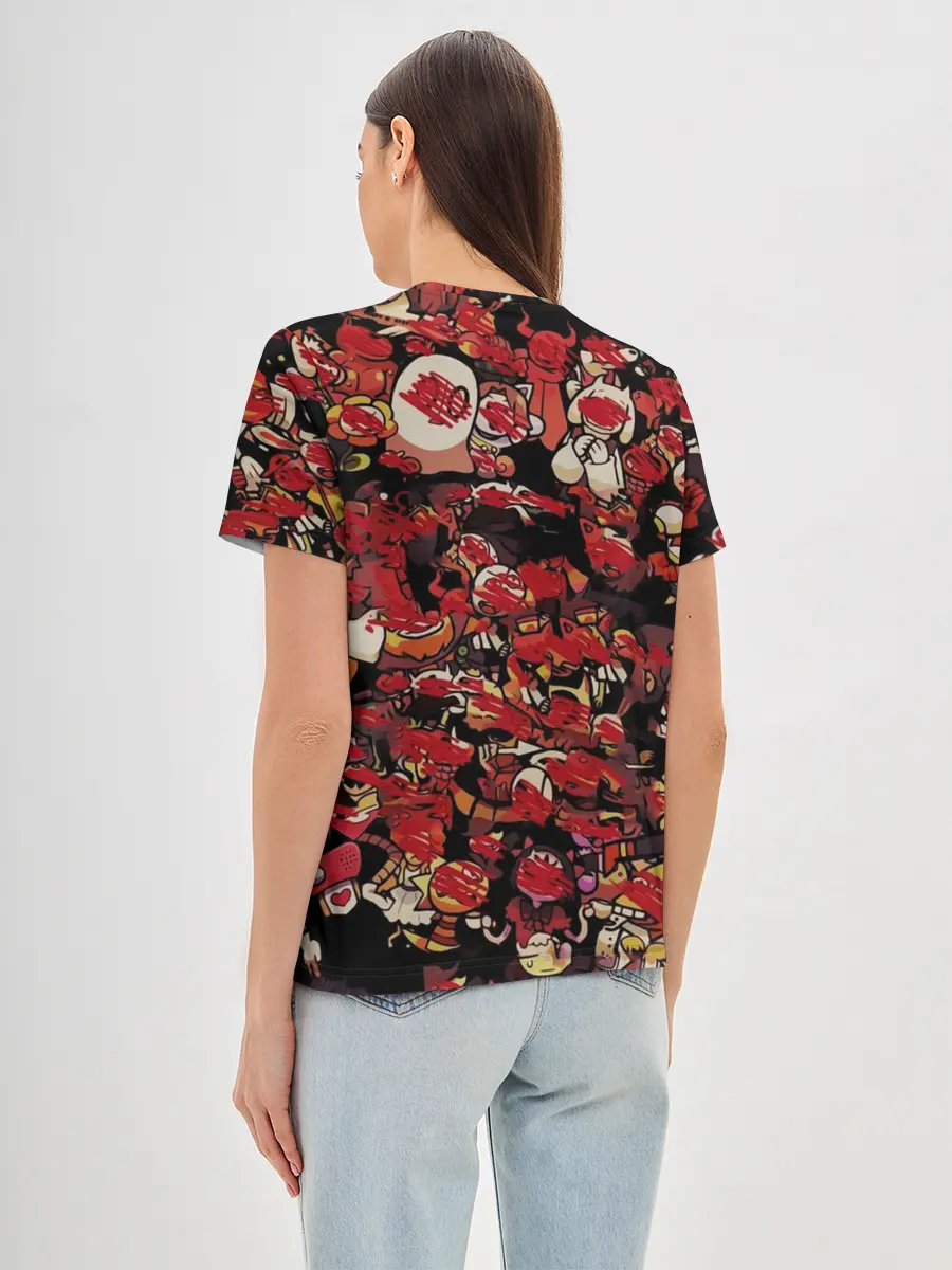 Женская базовая футболка / UNDERTALE CHARA