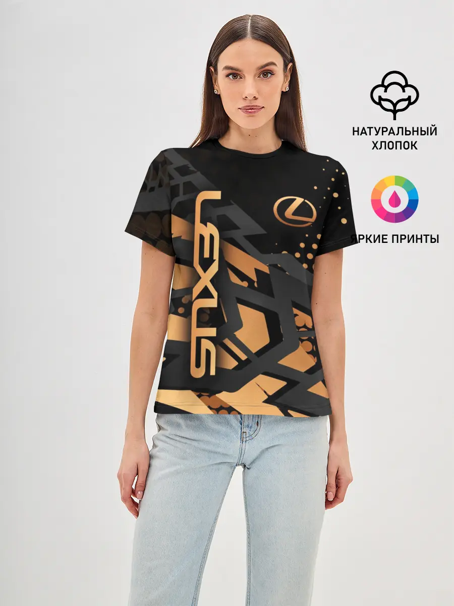 Женская базовая футболка / Lexus