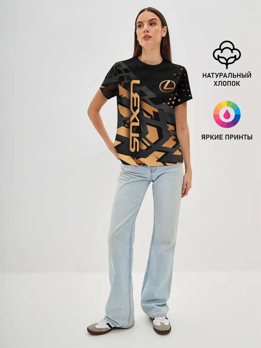 Женская базовая футболка / Lexus