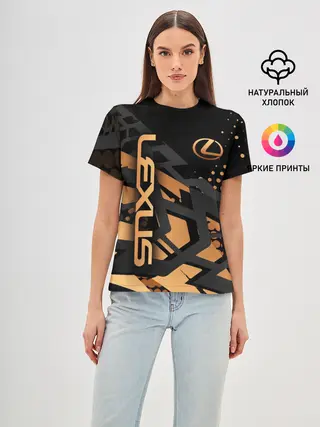 Женская базовая футболка / Lexus