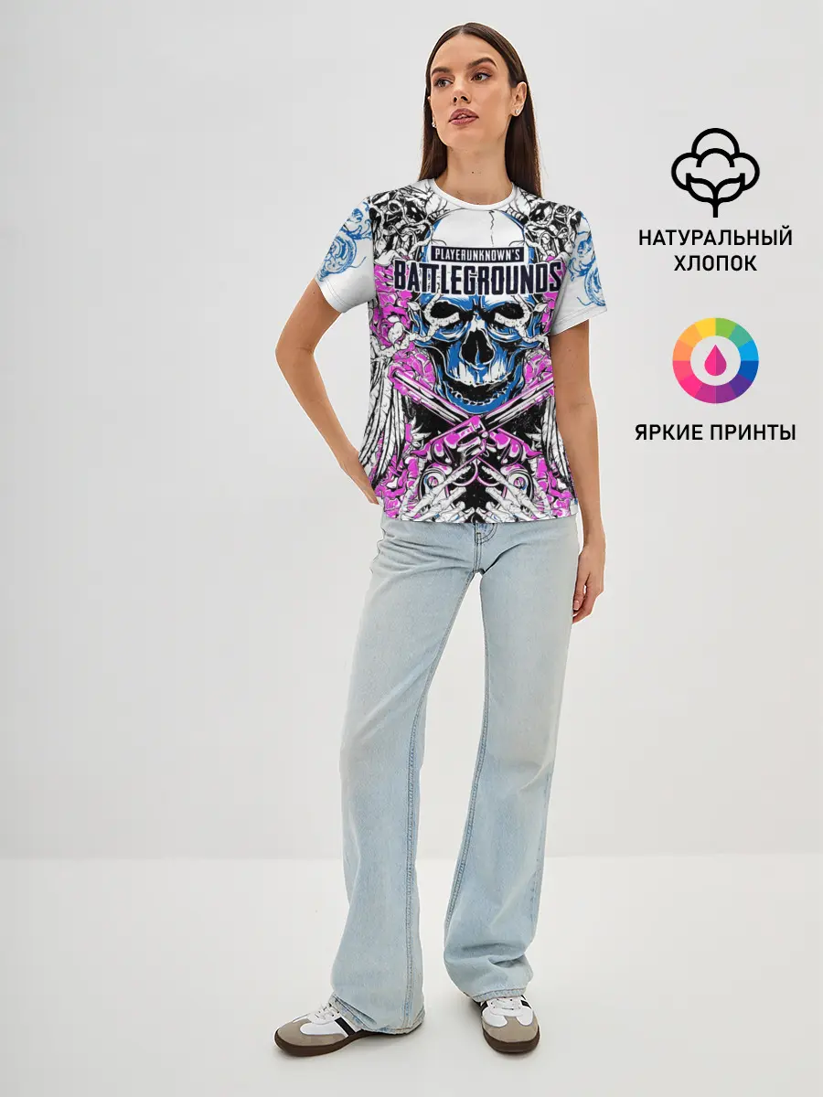 Женская базовая футболка / PUBG