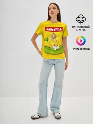 Женская базовая футболка / Billie Eilish