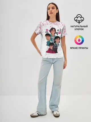 Женская базовая футболка / 067 | 218 | 456 | Коп