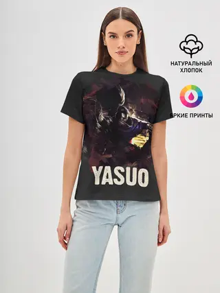 Женская базовая футболка / Yasuo