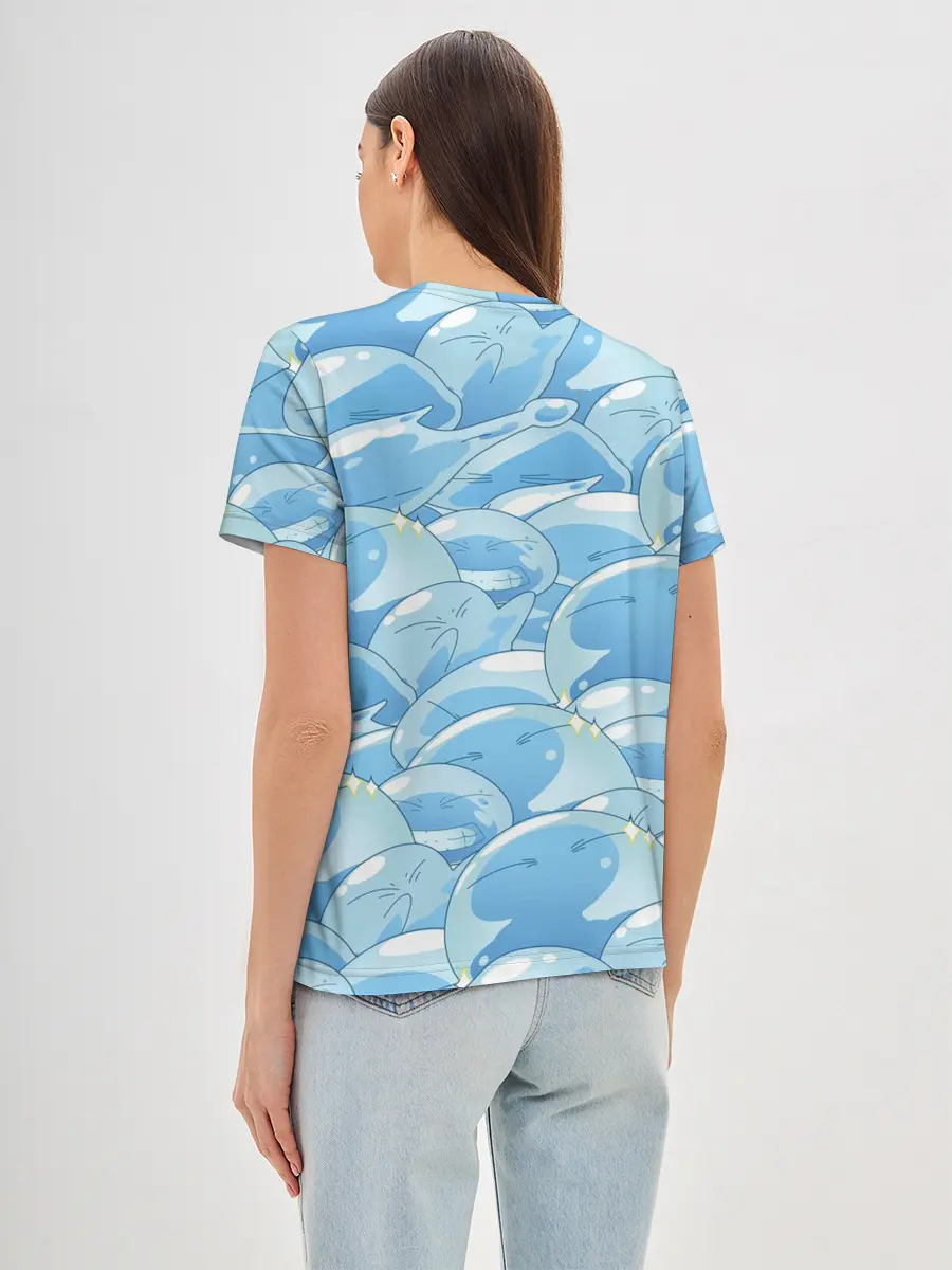 Женская базовая футболка / О МОЕМ ПЕРЕРОЖДЕНИЕ В СЛИЗЬ